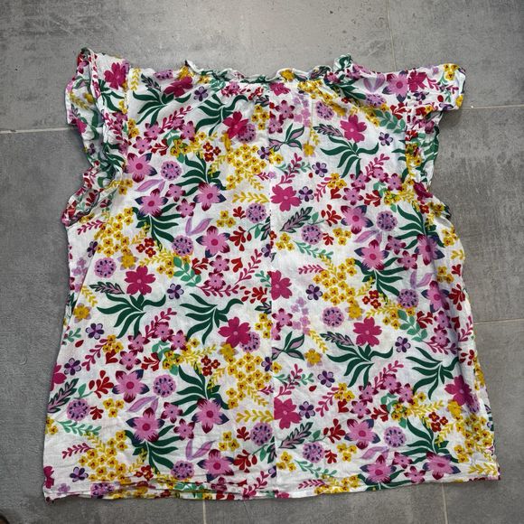 THML Show Out Top - Pink - Flutter Sleeve - Medium - Picture 7 of 11